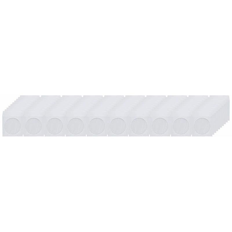 CD Technology 100-Pack White Paper Window Envelope Sleeves for CD Storage