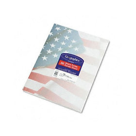 GeographicsDesign Paper, Flag, 24 lb, 8.5 x 11 Inches, 100 Sheets per Pack (40437)