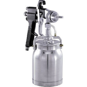 General Purpose Paint Sprayer Gun - Pattern and Fluid Control handheld Sprayer w/32-ounce Anti-Drip Canister (Campbell Hausfeld DH650001AV)