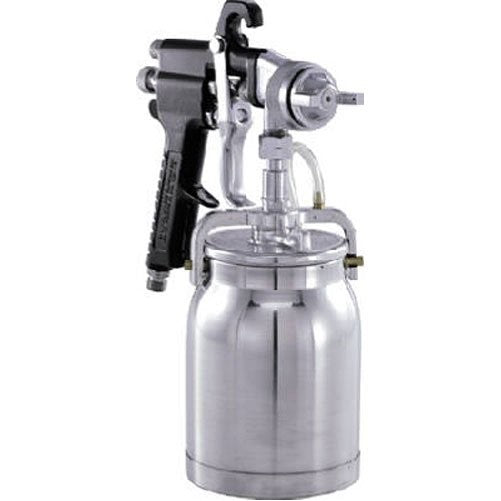 General Purpose Paint Sprayer Gun - Pattern and Fluid Control handheld Sprayer w/32-ounce Anti-Drip Canister (Campbell Hausfeld DH650001AV)