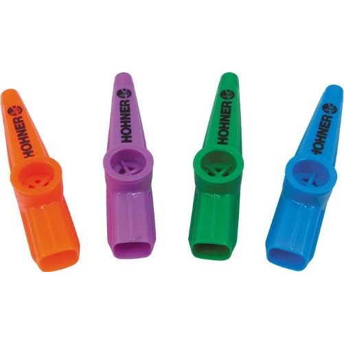 Hohner KC 50 Kazoos of Assorted Colors, 50 Pack