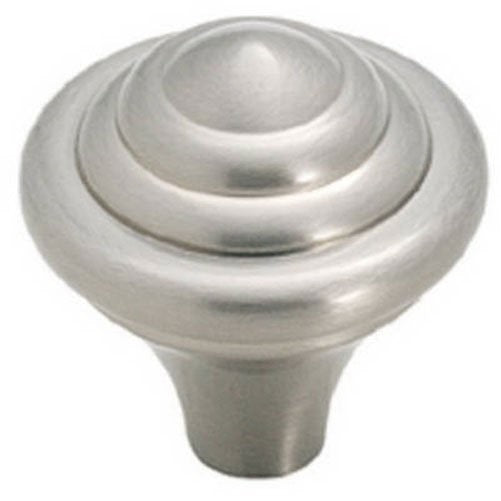 Amerock BP19257-G10 Abstractions 1-1/4-Inch Diameter Knob, Satin Nickel