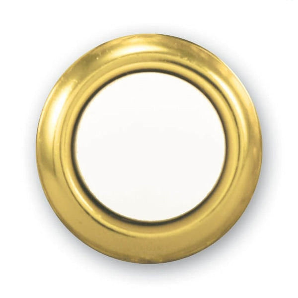 Heath Zenith SL-455-02 Wired Replacement Button, Gold Rim with Lighted Pearl Center