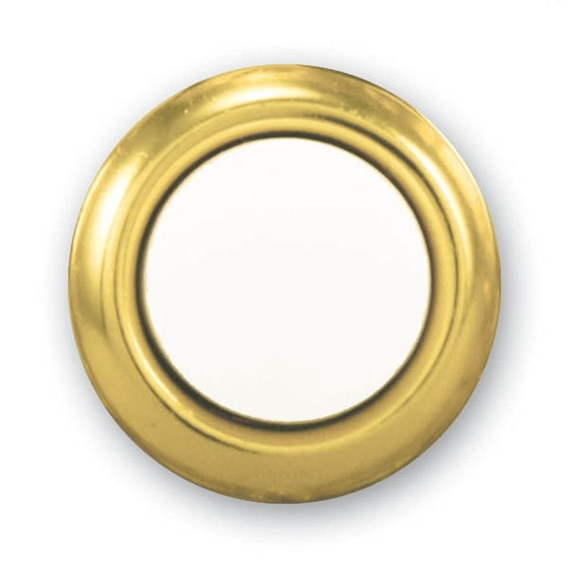Heath Zenith SL-455-02 Wired Replacement Button, Gold Rim with Lighted Pearl Center