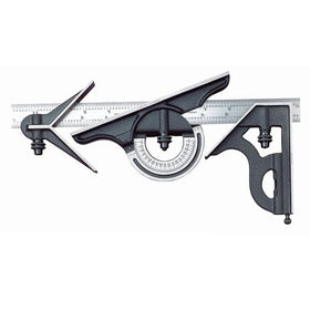 Starrett 434-12-4R 12-Inch Combination Set with Forged and Hardened Steel Square and Center Heads