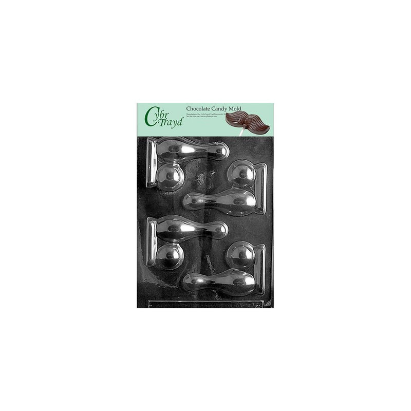 Cybrtrayd S068 Bowling Pin/Ball Chocolate Candy Mold with Exclusive Cybrtrayd Copyrighted Chocolate Molding Instructions