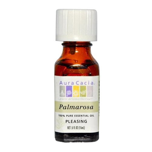 Aura Cacia Pure Essential Oil, Palmarosa, .5 Fluid Ounce