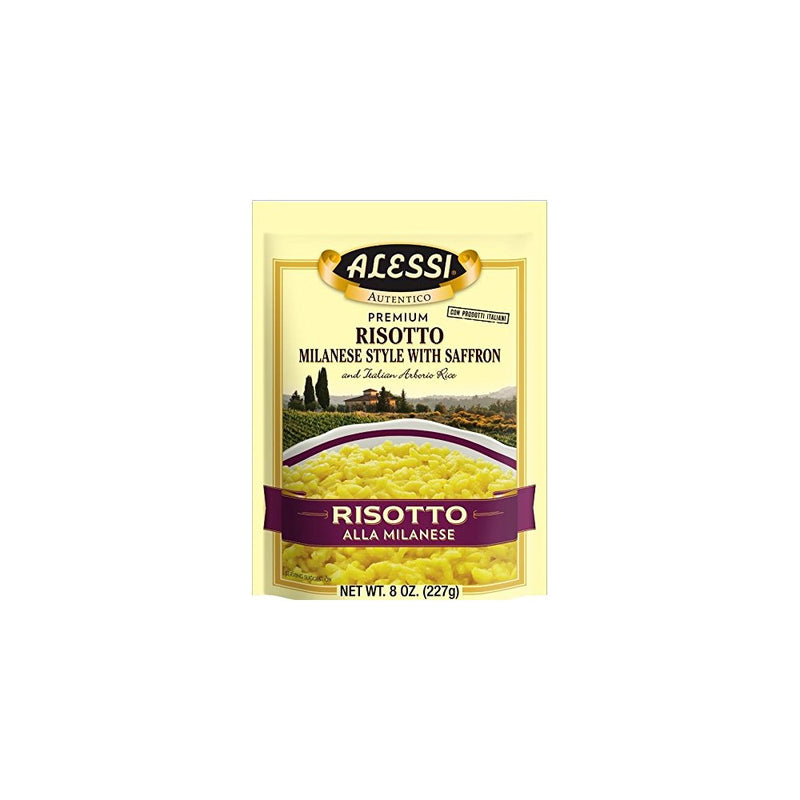 Alessi Milanese Risotto, 8-Ounce Packages (Pack of 6)
