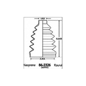 Empi 86-2326D CV Boot Kit