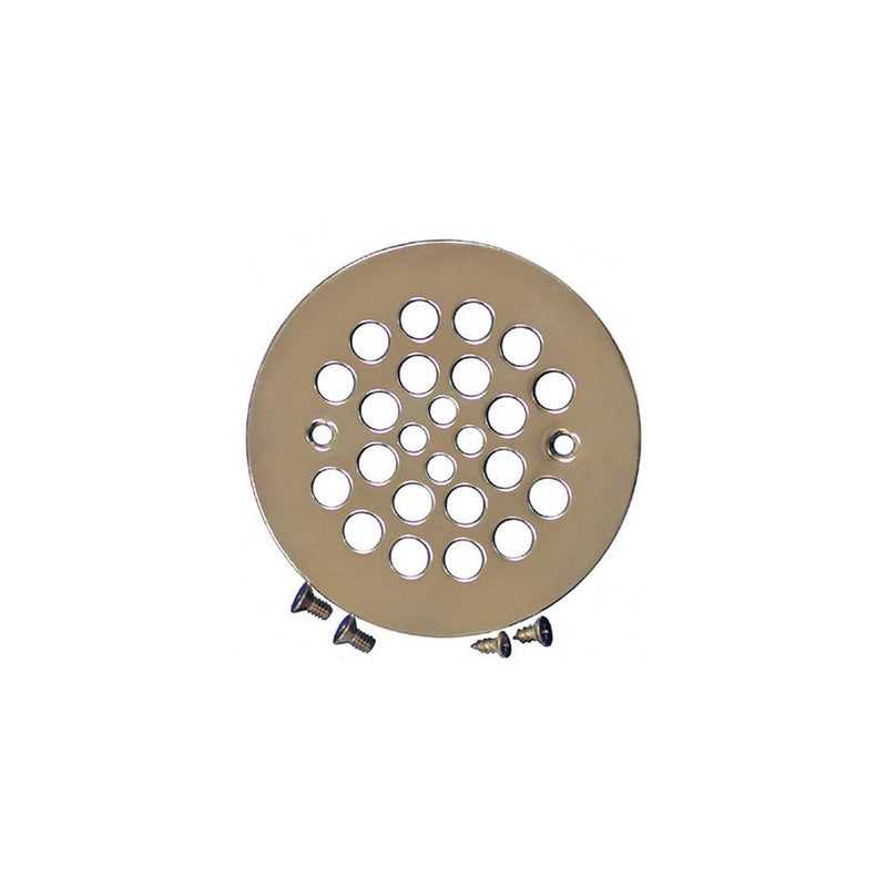 Plumbest D41-10PN Strainer with Screws for Fiberglass Shower Stalls, Polished Nickel