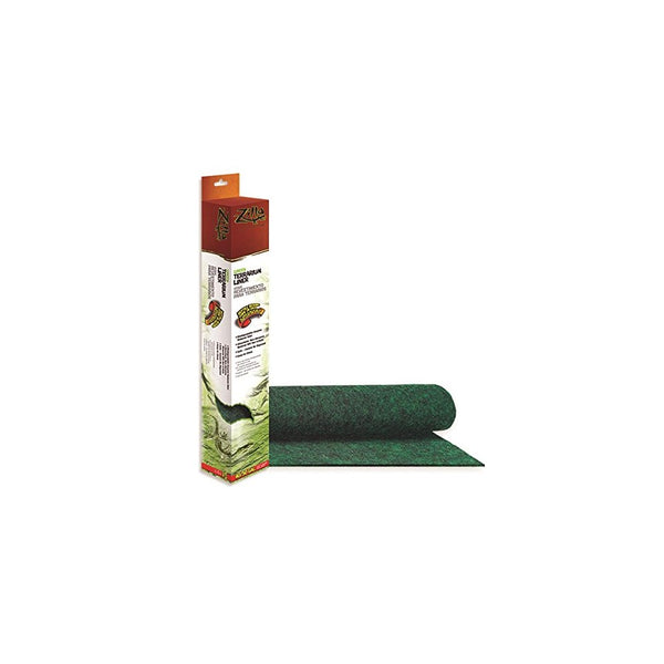 Zilla Reptile Terrarium Bedding Substrate Liner, Green, 40BR/50G
