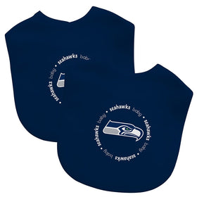 Baby Fanatic Team Color Bibs, Seattle Seahawks, 2-Count