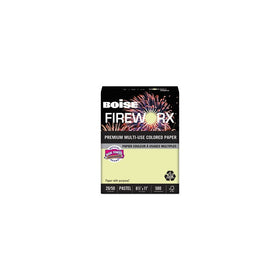 Boise Fireworx Colored Paper for Copy/Laser Printers, 20 lb, Letter Size (8.5 x 11), Garden Springs Green, 500 Sheets (MP2201-GS)