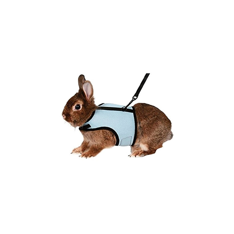 TRIXIE Pet Products 61513 1.20 m Rabbit Soft Harness with Leash-Nylon, 25-32cm - Colors may vary