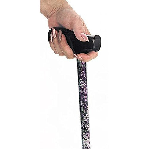 Essential Medical Supply Spring Garden Collection Wood Derby Handle Cane, Lilac