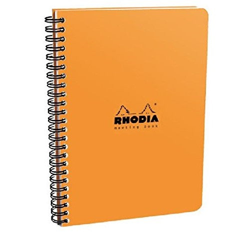 Rhodia Orange Meeting Notebook16 x 21 cm,