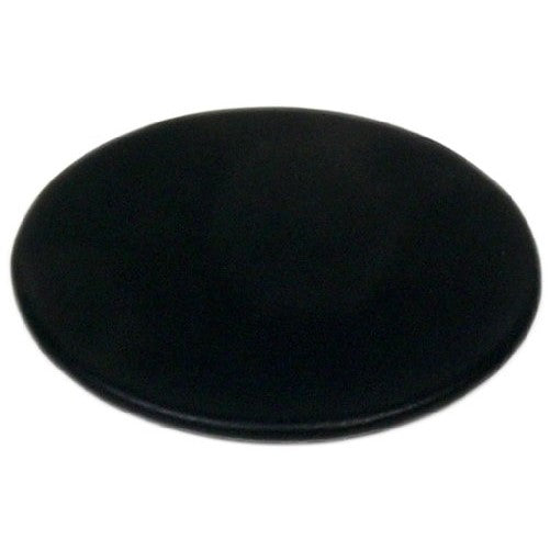 Dacasso Black Leather Round Coaster