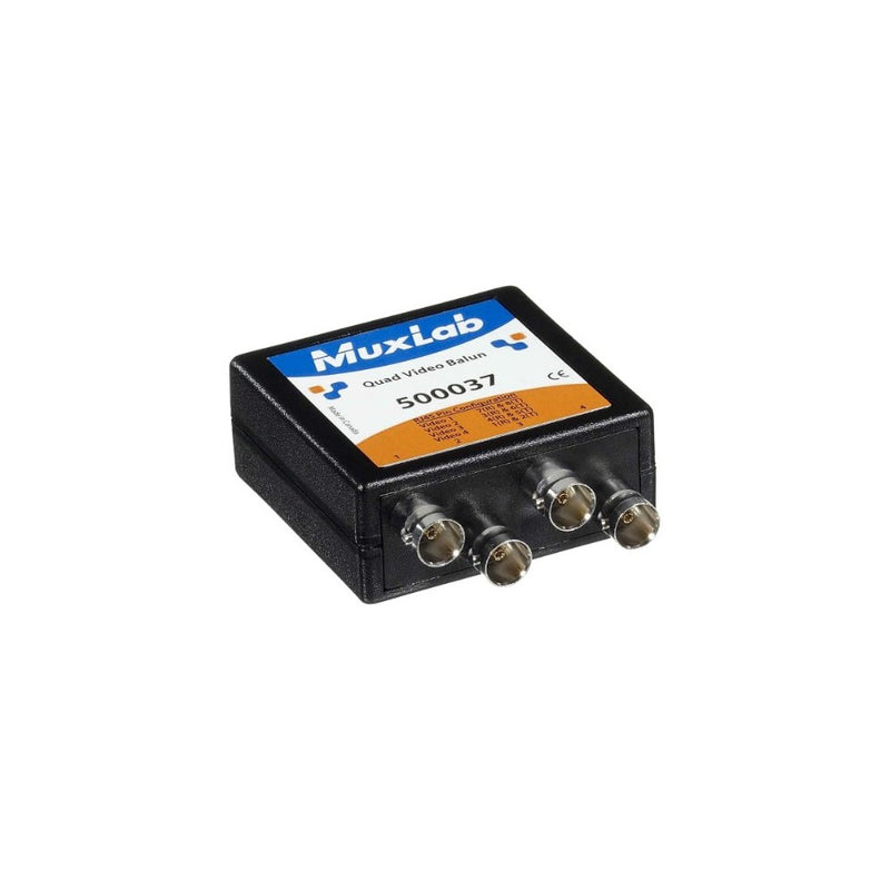 MuxLab 500037 Quad Video Balun, BNC