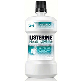 Listerine Healthy White Restoring Fluoride Mouthwash, 32 oz