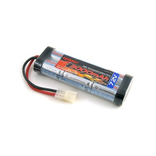 Tenergy 7.2V 3000mAh Flat NiMH High Power Battery Packs with Tamiya Connectors for RC Cars