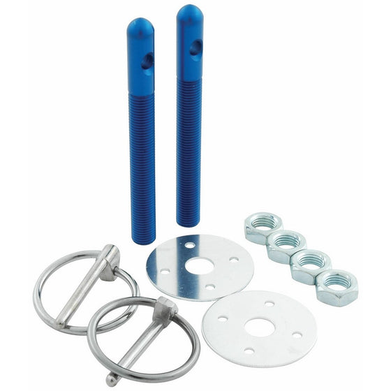 Allstar Performance ALL18482 Blue 3/8" Aluminum Hood Pin Kit