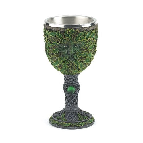 Pagan Green Man Wicca Goblet Chalice