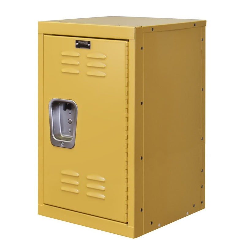 Hallowell HKL151524-1TY Kid Mini Locker, 15" Width x 15" Depth x 24" Height, Single Tier, 1-Wide, Knock-Down, 723 Trophy