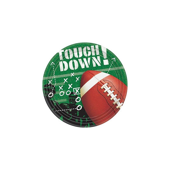 Football Frenzy Dinner Plates Party Accessory 50 piece