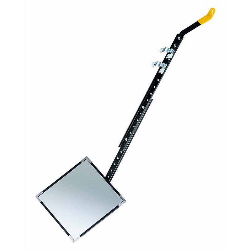 See All SUC-1212F Standard Square Flat Inspection Security Mirror with Wheel, 12" Length x 12" Width