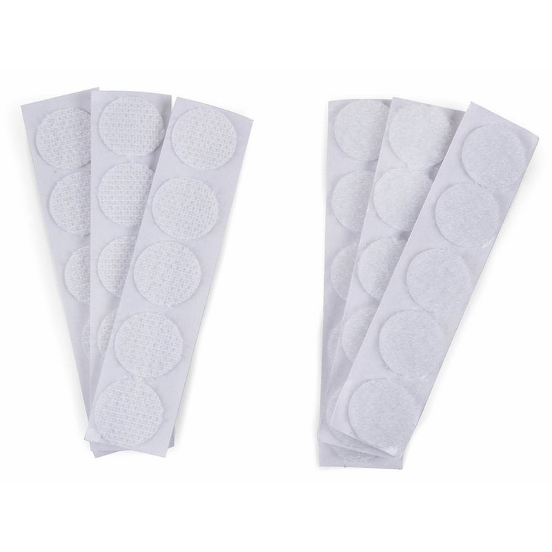 Darice Hook and Loop Circles, 5/8-Inch, White