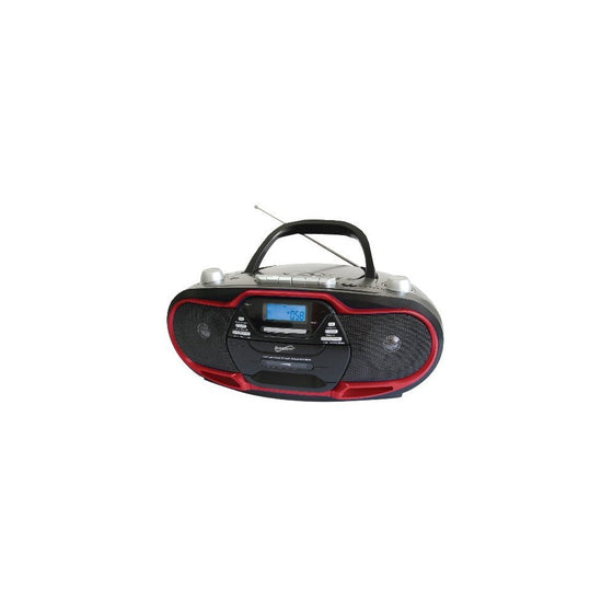 Supersonic SC745 CD/MP3 Boombox- Red