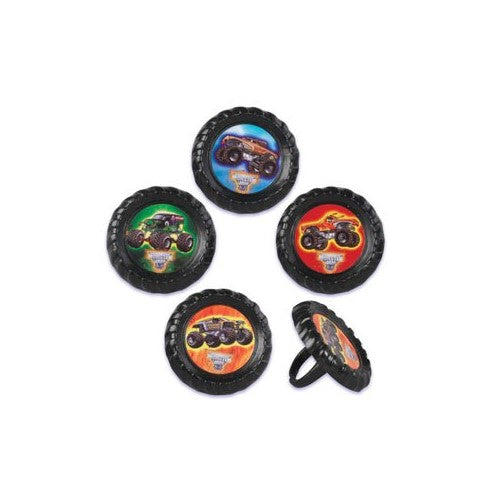 Monster Truck Jam Cupcake Rings - 12 ct by Bakery Crafts