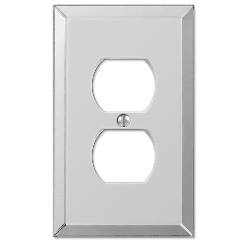 Amerelle 66D Mirror Finish 1 Duplex Wallplate, Mirror Finish