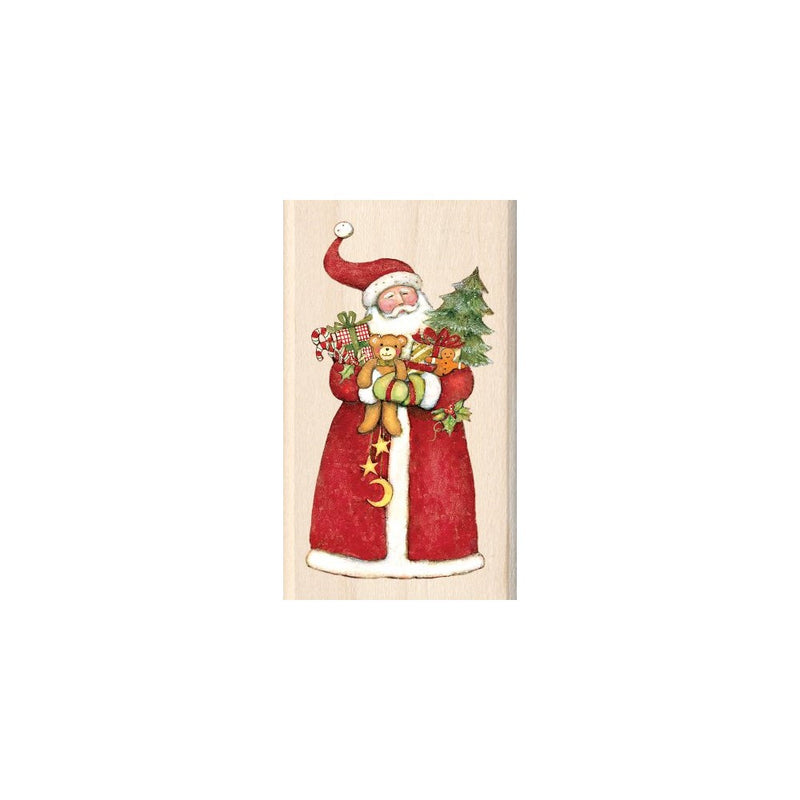 Inkadinkado Wood Stamp, Santa