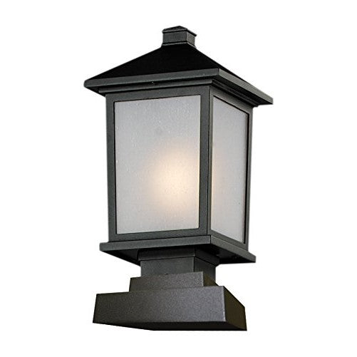 Z-Lite 537PHM-SQPM-BK Outdoor Post Light