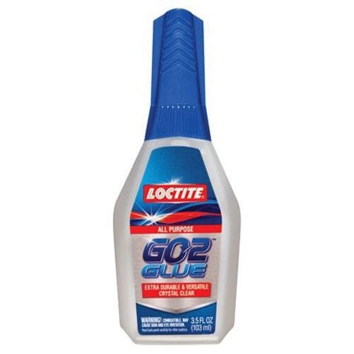 Loctite Go2 Glue All Purpose Adhesive 3.5-Fluid Ounce Bottle (1624412)