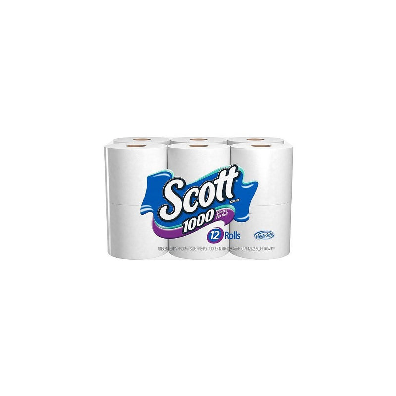 Scott 1000 Bath Tissue 12 roll