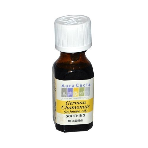 Aura Cacia Prec Ess Oil Grmn Chamo Jojoba