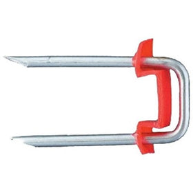 Briscon SN-150-IB-100 Red Zinc Plated Low Carbon Steel Cable Staple 1-1/2 Inch Length x 1/2 Inch Width 100/Pack