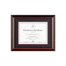 DAX Desk/Wall 11" x 14" Photo Frame, Rosewood/Black (N15786ST) 4-Pack