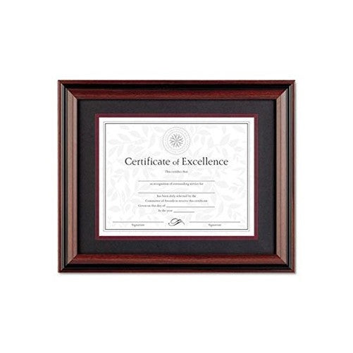 DAX Desk/Wall 11" x 14" Photo Frame, Rosewood/Black (N15786ST) 4-Pack