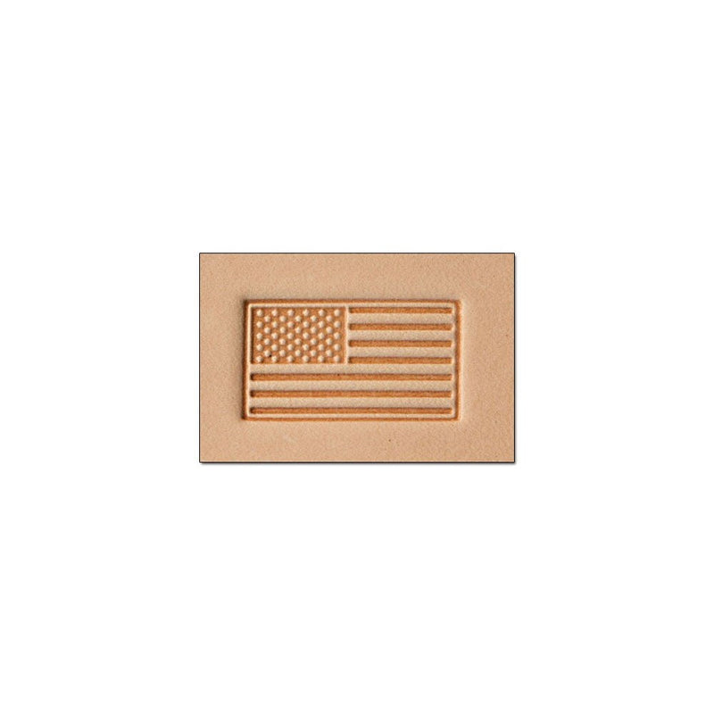 Tandy Leather Craftool 3-D Stamp American Flag 8580-00