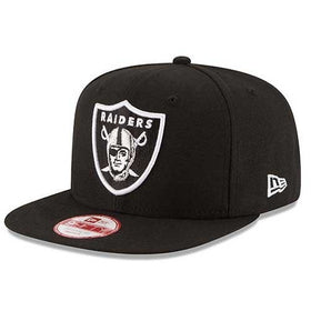 New Era NFL Oakland Raiders Shield Logo Block Back Snapback Cap 9Fifty NewEra