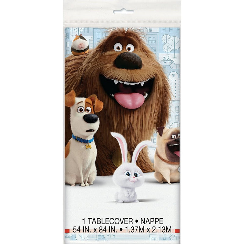 The Secret Life of Pets Plastic Tablecloth, 84" x 54"