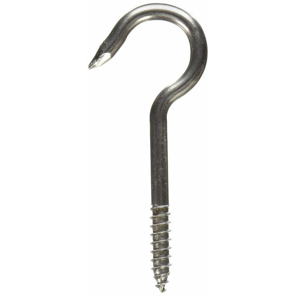 Enclume Ceiling Screw Hook, Use with Ceiling Pot Racks, Hammered Steel