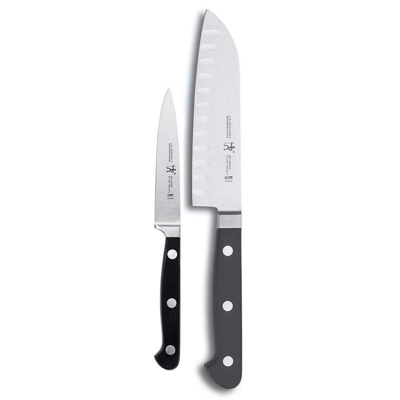 J.A. Henckels International Classic Forged Hollow-Edge Stainless-Steel 2-Piece Knife Set