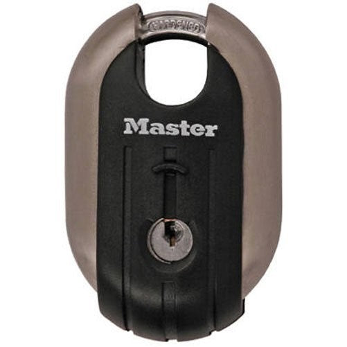 Master Lock 185D Titanium Shrouded Padlock, 1-5/16-inch