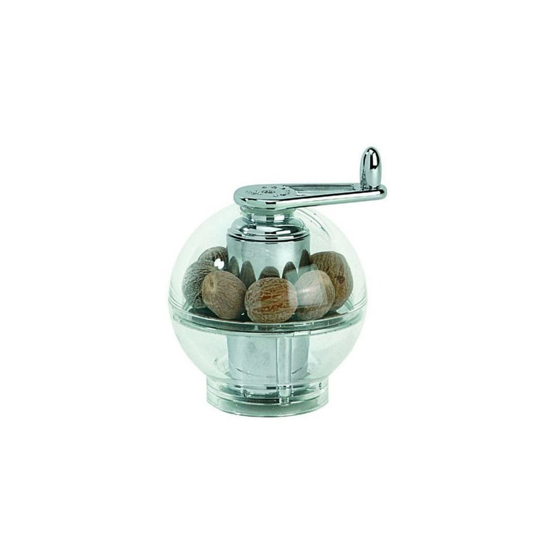 Peugeot 19501 Tidore 4.25 Inch Nutmeg Grinder, Clear Acrylic