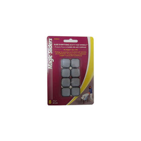 MAGIC SLIDERS L P 8024 8 Pack 15/16" SQ Slider