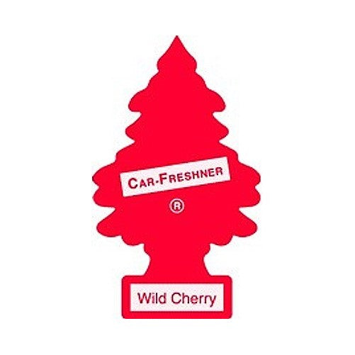 24 Pack Car Freshner 10311 Little Trees Air Freshener Wild Cherry Scent - Single Tree per Package